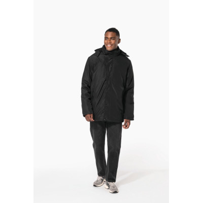Parka with removable hood